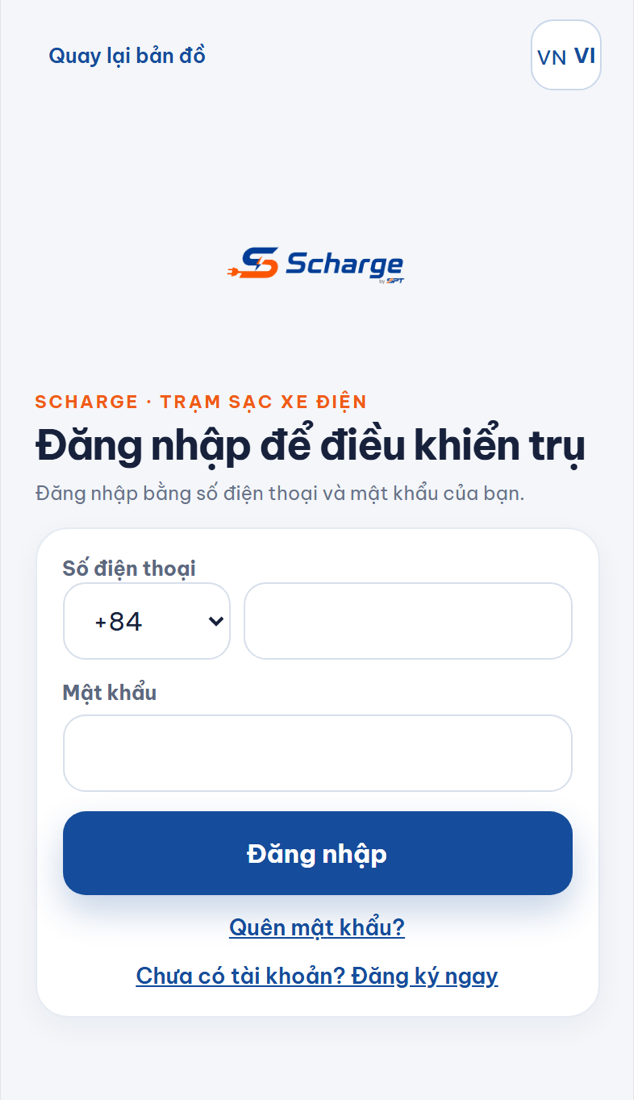 Màn hình đăng nhập